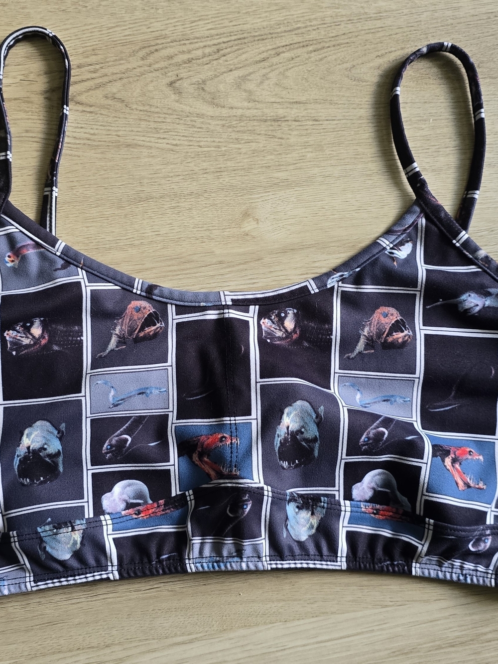 Fashion Brand Company Cuter Fish yoga bra/swim top